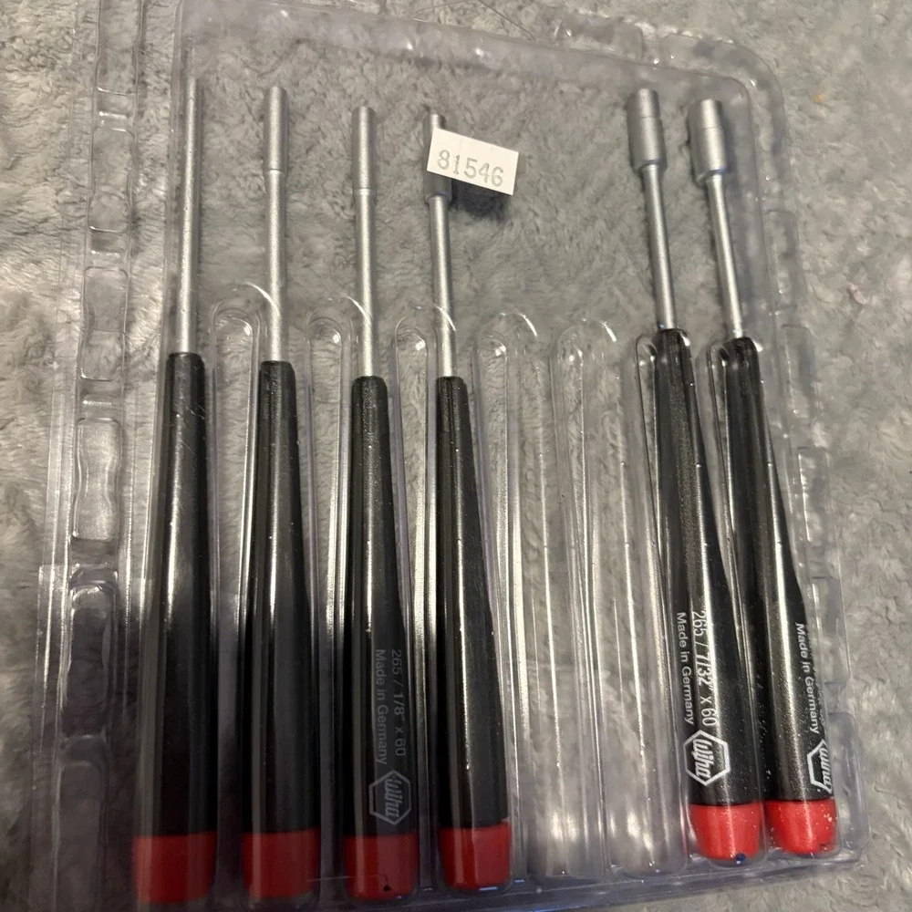 Wiha Nut Driver Set with Precision Handle, Missing 2 - See Pictures for 6
